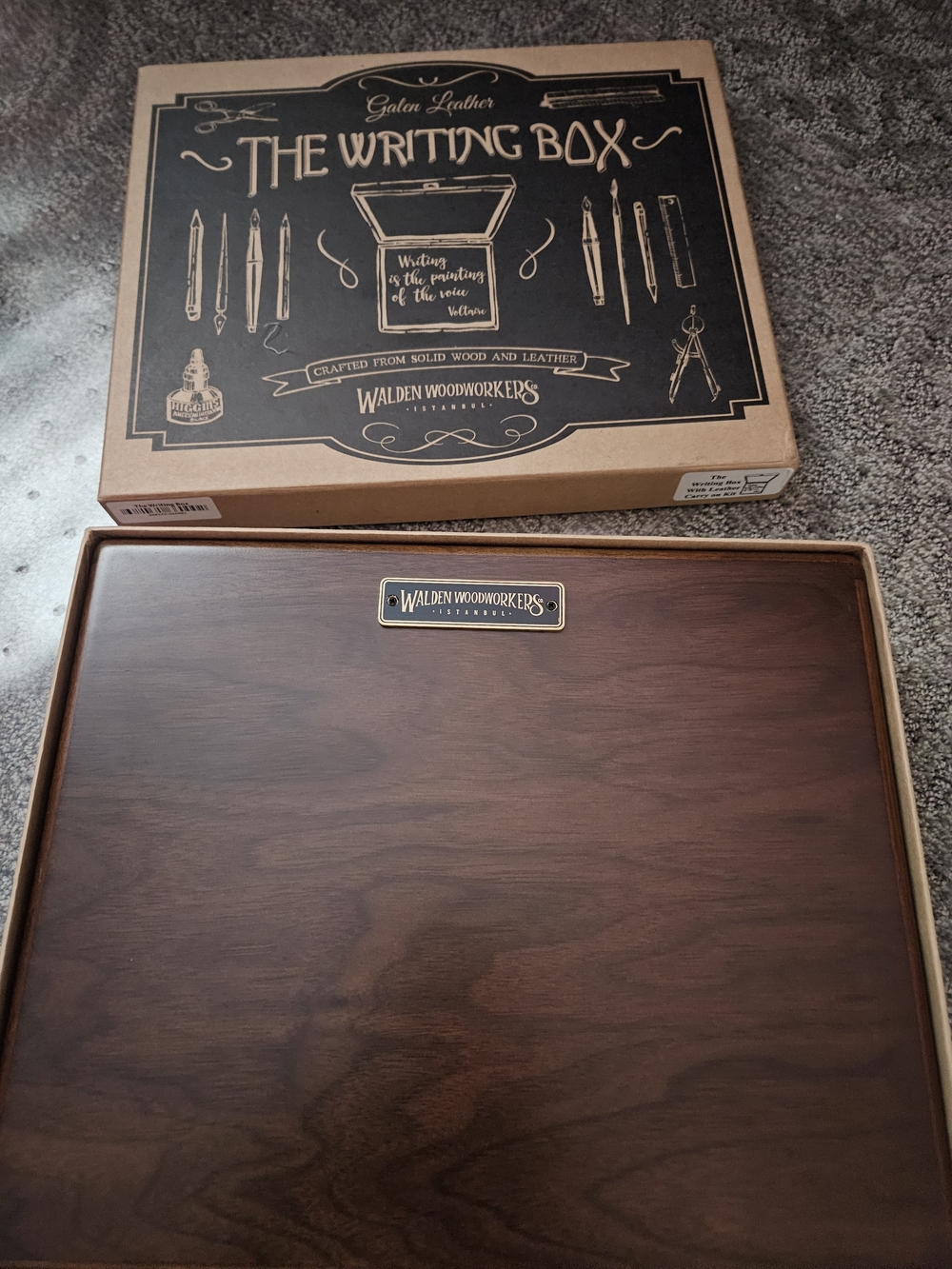 Galen Leather The Writing Box